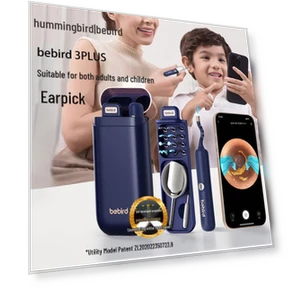 Умный визуальный очиститель ушей — Удаление ушной серы, BEBIRD
