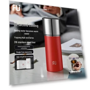 Классическая кружка с умным контролем температуры из нержавеющей стали — Подогреватели напитков, Fuguang