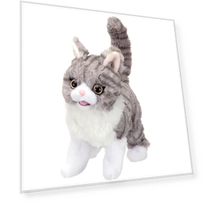 Электронная плюшевая игрушка Котёнок Табби — Электронные обучающие игрушки, IWAYA