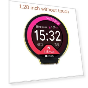 Модуль ЖК-дисплея круглый IPS сенсорный с платой разработки — Макетные платы и аксессуары, GadgetGrip