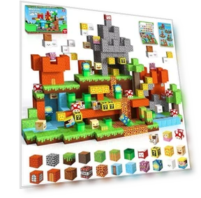 Сенсорные штабелируемые кубики конструктор с магнитными строительными блоками — Конструкторы, Happy Time For kids