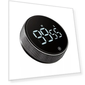 Современный минималистичный светодиодный вращающийся таймер для учёбы и подготовки к экзаменам — Таймеры, GlimmerGrove