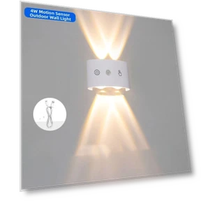 Настенный светильник с датчиком движения и перезаряжаемой батареей — Прожекторы и охранное освещение, GYROBALL