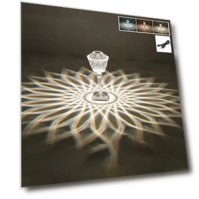 Сенсорный светодиодный проектор-ночник с пультом управления — Потолочные светильники