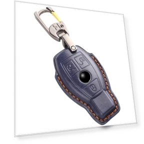 Кожаный ключ для умного автомобиля — Чехлы для ключей, Japan Zen Mall