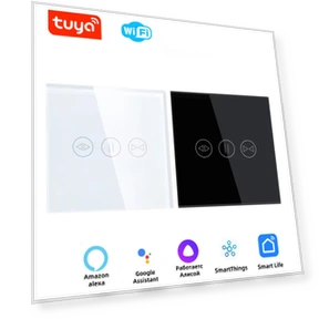 Умный выключатель света для штор — Элементы управления для вентиляторов, Tuya