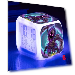 Умные светящиеся часы-будильник с календарем и термометром, большой светодиодный экран для спальни — Будильники и часы, RUI RUI YU