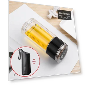 Умная бутылка для заваривания чая с двойными стенками и дисплеем температуры — Подогреватели напитков, JDST online