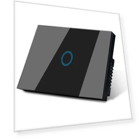 Умный настенный выключатель света с сенсорным стеклом — Элементы управления для вентиляторов, Modern Home Furnishing