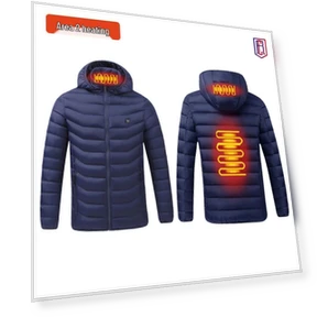 Умная зимняя куртка с подогревом и капюшоном — Утепленные, UrbanEdge