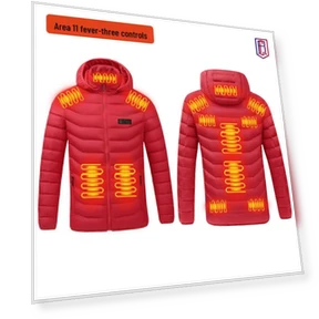 Умная зимняя куртка с подогревом и капюшоном — Утепленные, UrbanEdge