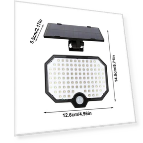 Солнечный настенный светильник с датчиком движения — Наружное освещение, Artesano Home