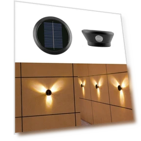 Водонепроницаемая солнечная настенная лампа с интеллектуальным управлением для улицы — Напольные светильники, Vinde Home