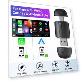 Беспроводной адаптер CarPlay и Android Auto — Автомагнитолы, The Cozy Nook