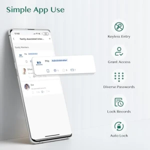 Умный дверной замок с клавиатурой и ручкой — Умные замки, Yamiry