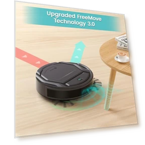 Робот-пылесос, 120 минут работы, компактный дизайн, низкий уровень шума, мощное всасывание, управление через... — Роботы-пылесосы, Lefant