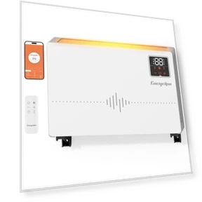 Умный настенный обогреватель с беспроводным и дистанционным управлением — Обогреватели, Encyclpo