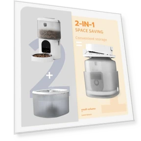 Автоматическая кормушка для кошек с камерой и поилкой — Автоматические кормушки, Romiromi