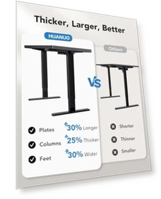 Электрический стол для работы стоя с регулировкой высоты — Крепления, HUANUO