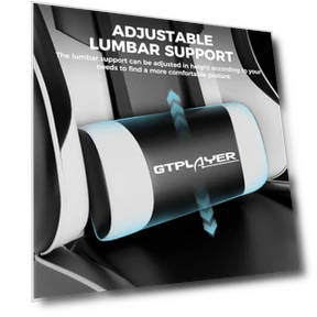 Игровое кресло с подставкой для ног и поясничной поддержкой — Геймерские кресла, GTPLAYER