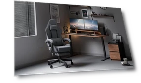 Игровое кресло с пружинным матрасом и массажем — Геймерские кресла, Dowinx