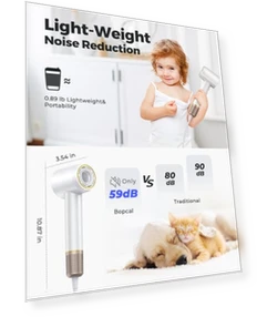 Фен с ионной технологией — Фены и аксессуары, Bopcal