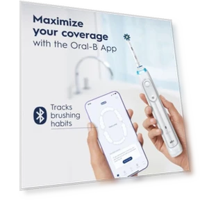 Электрическая зубная щетка с Bluetooth и датчиком давления — Вращающиеся, Oral-B