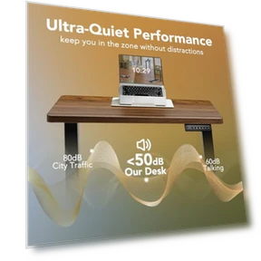Электрический регулируемый стол для сидячей и стоячей работы — Офисная, HUANUO
