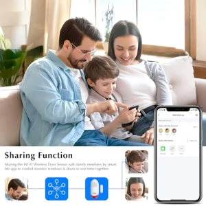 Дверная сигнализация с Wi-Fi и световым оповещением, Chatthen