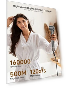 Фен-щетка 5-в-1 для быстрой сушки, выпрямления, завивки и объема — Термощетки, TRANXPHIT