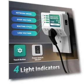 Умная розетка с защитой от перенапряжения, 3 выхода — Сетевые фильтры, BSEED