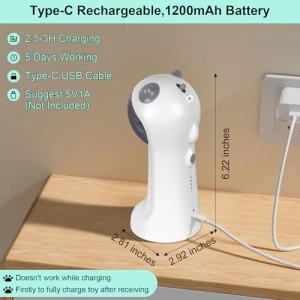 Автоматическая игрушка для кошек с зеленым светом — Интерактивные игрушки для кошек, TBTeek