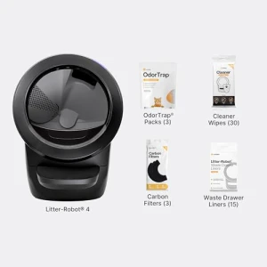 Автоматический самоочищающийся лоток для кошек с комплектом расходных материалов — Автоматические лотки для кошек, Whisker