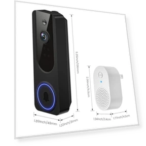 Беспроводная видеодомофонная камера с внутренним приемником — Датчики движения, Hubposh