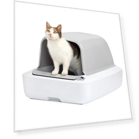 Самоочищающийся лоток для кошек с кристаллическим наполнителем — Контейнеры для отходов, PetSafe