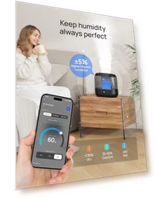 Умный увлажнитель воздуха с верхним наполнением — Увлажнители воздуха, Dreo