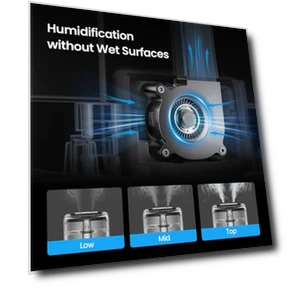Умный увлажнитель воздуха с диффузором эфирных масел — Увлажнители воздуха, MERONTE