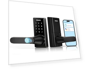 Умный дверной замок с Wi-Fi и ручкой — Электромагнитные замки, Philips