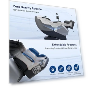 Массажное кресло с 3D-массажем и виброакустической терапией — Спа-кровати и столы, Lifevibe