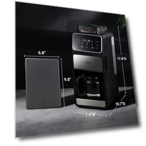 Капельная кофеварка со встроенной кофемолкой — Электрические ножевые кофемолки, Gevi