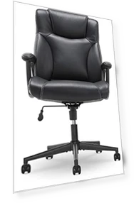 Офисное кресло с эргономичной спинкой и регулируемой высотой сиденья — Офисные кресла, Serta