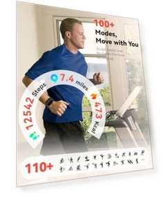 Фитнес-браслет с умными часами — Умные часы, Kriutefy