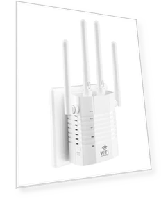 Усилитель WiFi сигнала с 4 направленными антеннами — Повторители, GEYILO