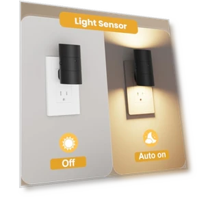 Ночной светильник с регулируемой яркостью и датчиком освещенности — Ночники, VOLISUN