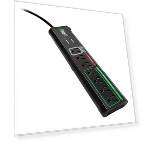 Умный сетевой фильтр с технологией автоматического переключения, 7 розеток — Сетевые фильтры и удлинители, Bits Limited