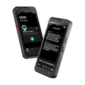 Цикловой диктофон с ИИ-транскрипцией, переводом и сенсорным экраном — Электронные переводчики, Rpbznr