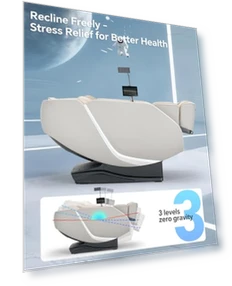 Массажное кресло с нулевой гравитацией и 4D массажем всего тела — Профессиональное массажное оборудование, UIIU