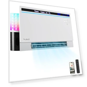 Умный электрический обогреватель с Bluetooth-колонкой и RGB-подсветкой — Обогреватели, VallisCo