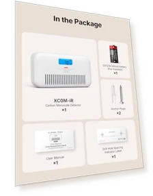 Умный детектор угарного газа с Wi-Fi, монитором температуры и влажности — Детекторы угарного газа, X-Sense