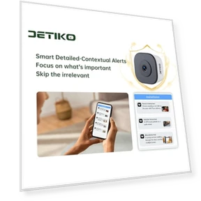 Умная камера для окон — Купольные камеры, DETIKO